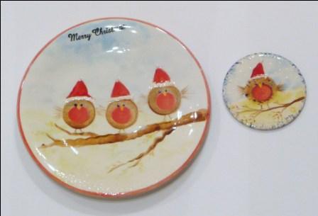Robin cup and plate