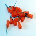 Fine bisque writer nozzles
